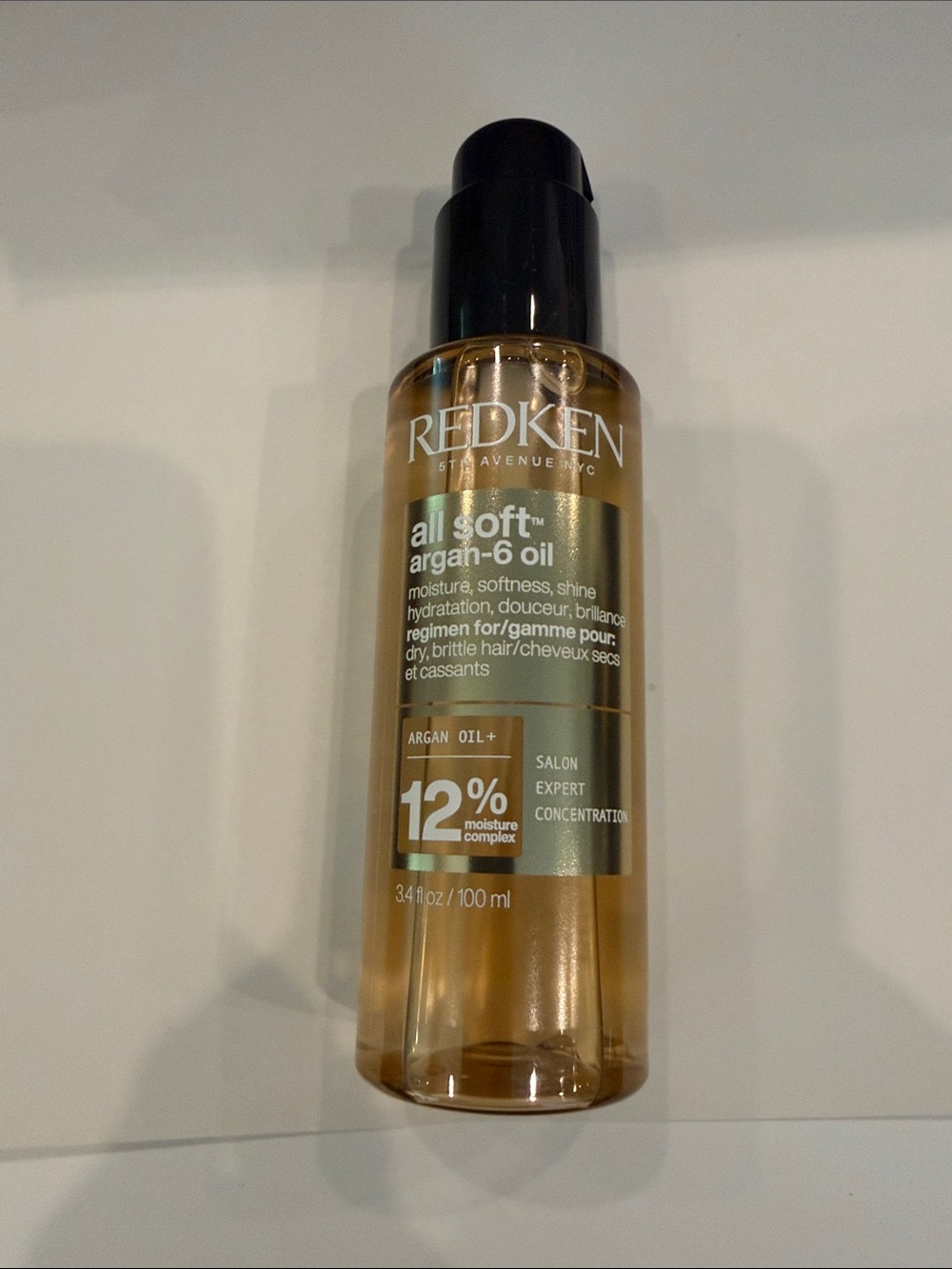 Redken All Soft Argan-6 Oil 3.4 oz new and sealed